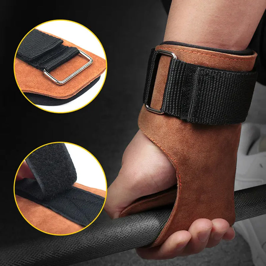 Leather Palm Guard Non slip Weightlifting Fitness Hand Guard