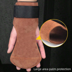 Leather Palm Guard Non slip Weightlifting Fitness Hand Guard