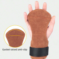 Leather Palm Guard Non slip Weightlifting Fitness Hand Guard