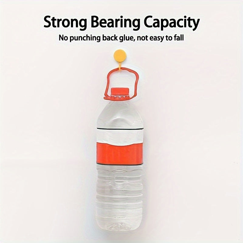 12pcs Adhesive Hooks Waterproof Wall Hangers Small Storage Hooks