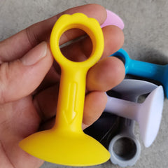 5pcs Silicone Door Stopper Anti collision Door Blocking Suction Toilet