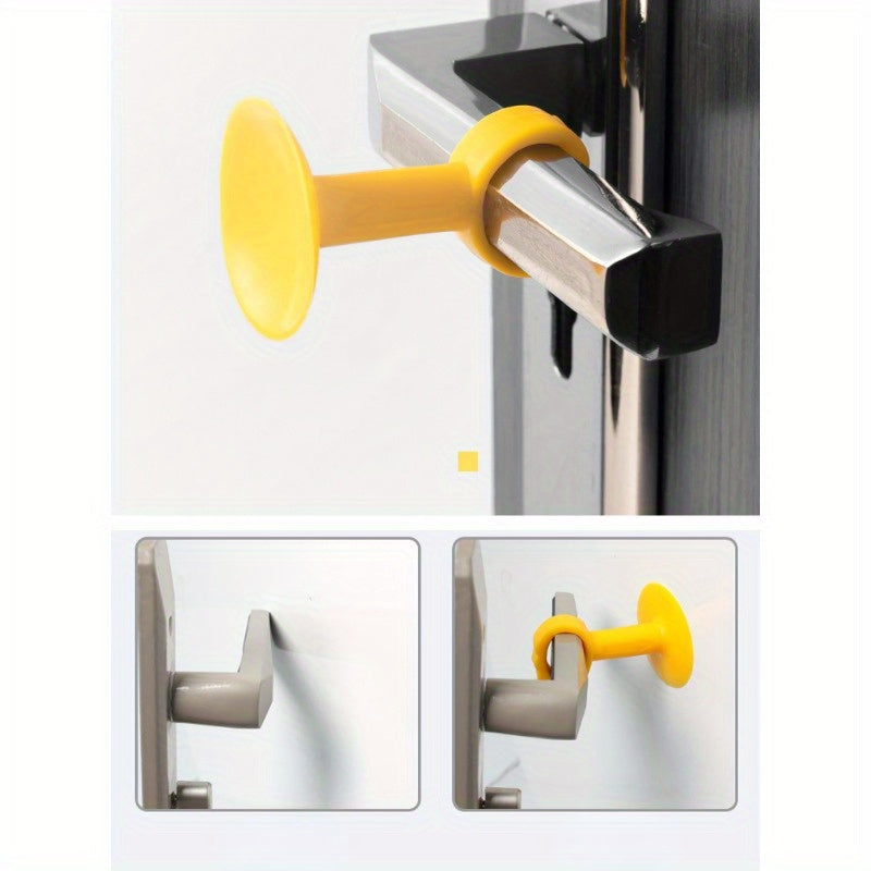 5pcs Silicone Door Stopper Anti collision Door Blocking Suction Toilet
