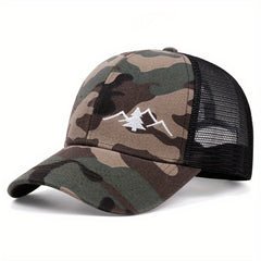 Outdoor Baseball Cap Sun Hat Trucker Hat Adjustable Baseball Cap