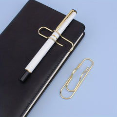 Metal Pen Holder and Paper Clip for Office and School Supplies