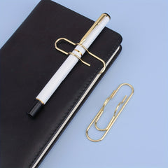 Metal Pen Holder and Paper Clip for Office and School Supplies