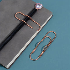 Metal Pen Holder and Paper Clip for Office and School Supplies