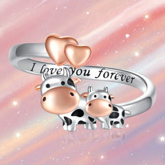 Cows With Love Ring For Family Friends Great Christmas Halloween Thanksgivin...