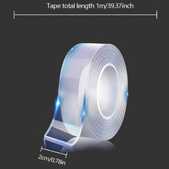Double Sided Tape Washable Reusable Waterproof Transparent