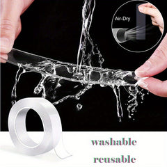 Double Sided Tape Washable Reusable Waterproof Transparent