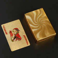 Golden Foil Dollar Playing Card Waterproof Poker Card