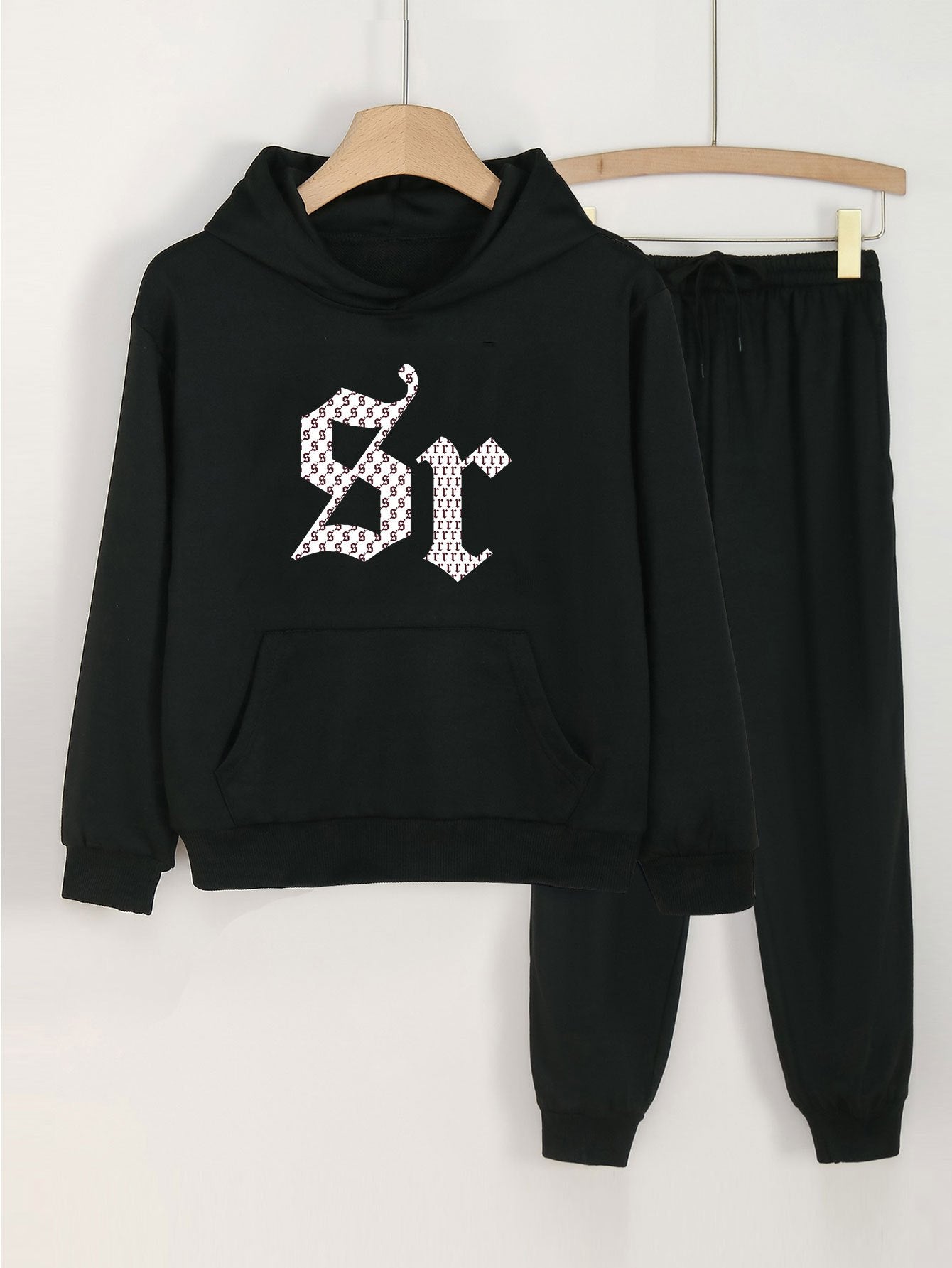 2pcs Hoodies & Jogger Pants Set Girls Sports Fall Christmas Gift