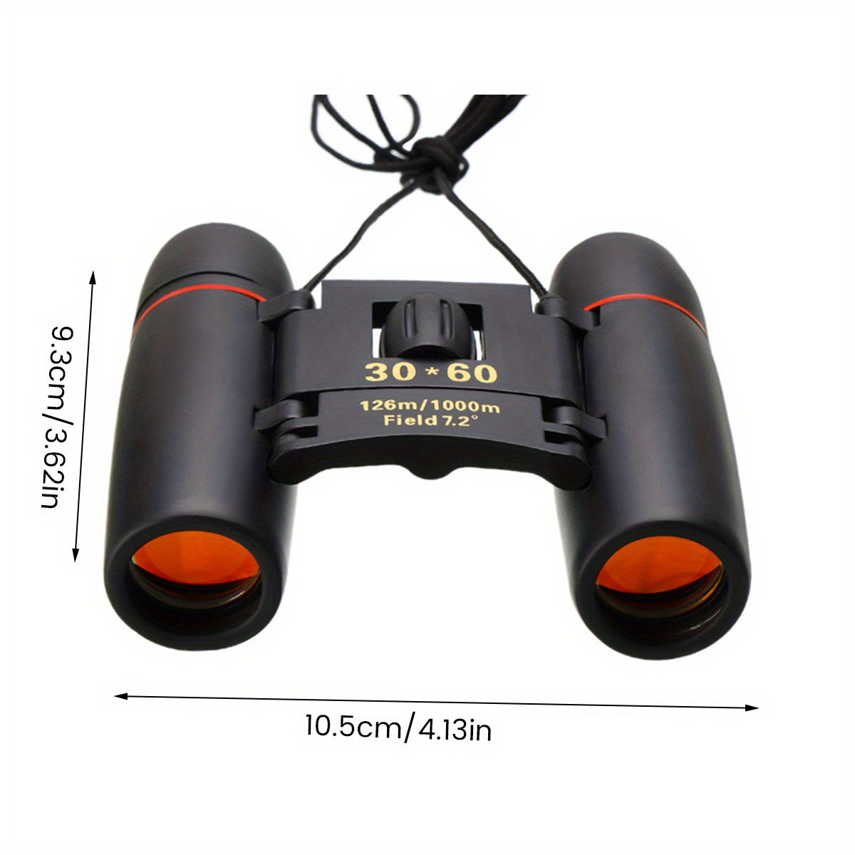 Waterproof Small Binoculars HD for Travel Camping Hiking