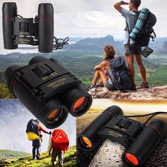 Waterproof Small Binoculars HD for Travel Camping Hiking
