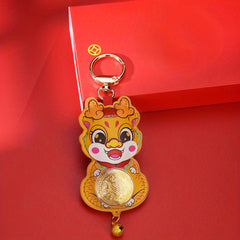 Dragon Keychain Keyring Lucky Cartoon Dragon Key Chain Bag Pendant Year Gift