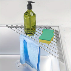 Compact Stainless Steel Dish Drying Rack