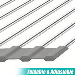 Compact Stainless Steel Dish Drying Rack