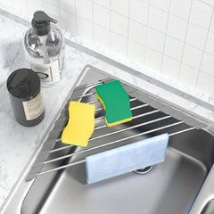 Compact Stainless Steel Dish Drying Rack
