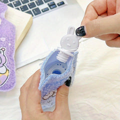Thickened Plush Hot Water Bag 300ml Cartoon Pattern