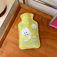 Thickened Plush Hot Water Bag 300ml Cartoon Pattern