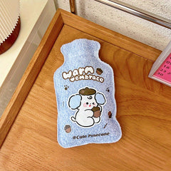 Thickened Plush Hot Water Bag 300ml Cartoon Pattern