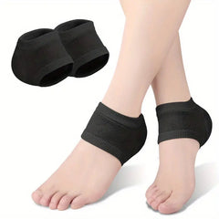 2pcs Gel Heel Protector Silicone Heel Pads Heel Socks Plantar Fasciitis Support