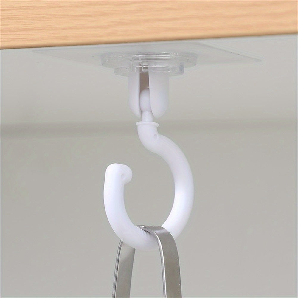 360 Rotatable Hook Self adhesive Ceiling Hanging Hook For Hanging Bird Feeder