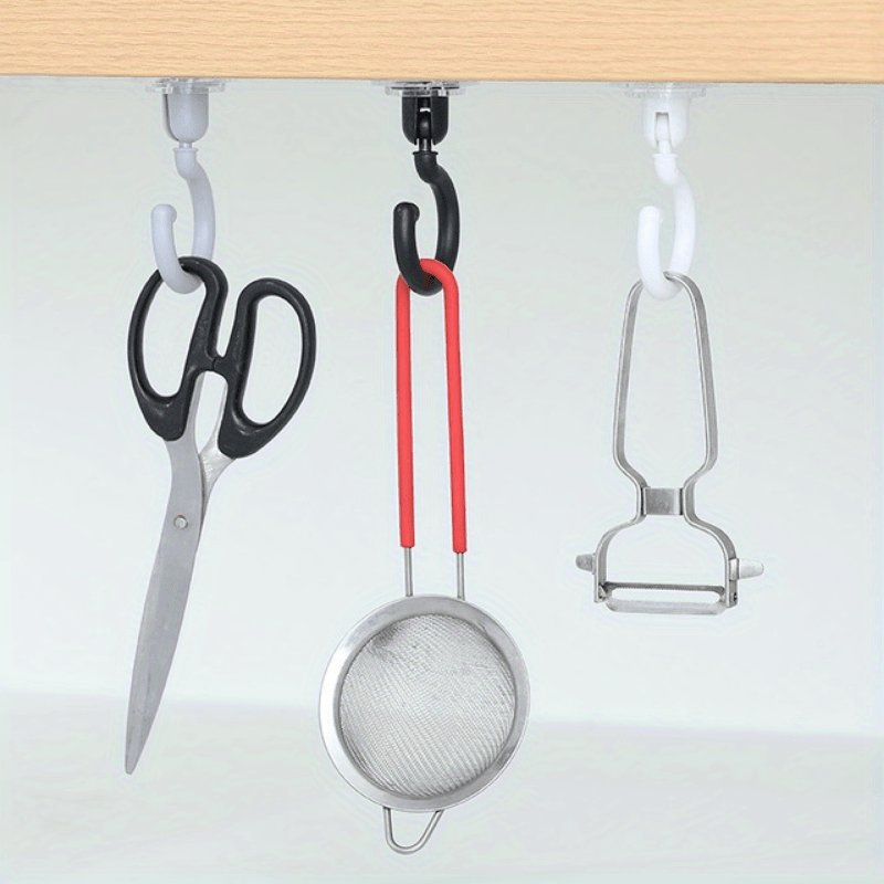 360 Rotatable Hook Self adhesive Ceiling Hanging Hook For Hanging Bird Feeder