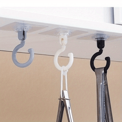 360 Rotatable Hook Self adhesive Ceiling Hanging Hook For Hanging Bird Feeder