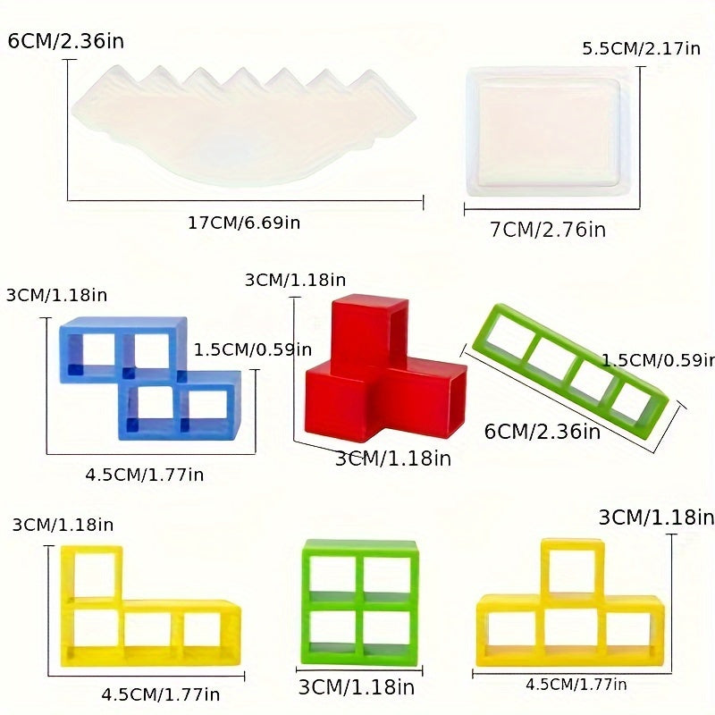 Interactive Jenga Toy Game Of Balanced Building Blocks