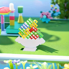 Interactive Jenga Toy Game Of Balanced Building Blocks