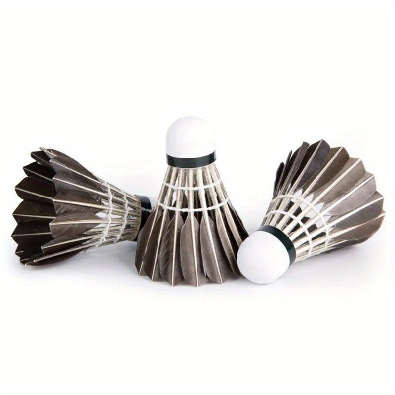 Professional Goose Feather Badminton Shuttlecock Training Set
