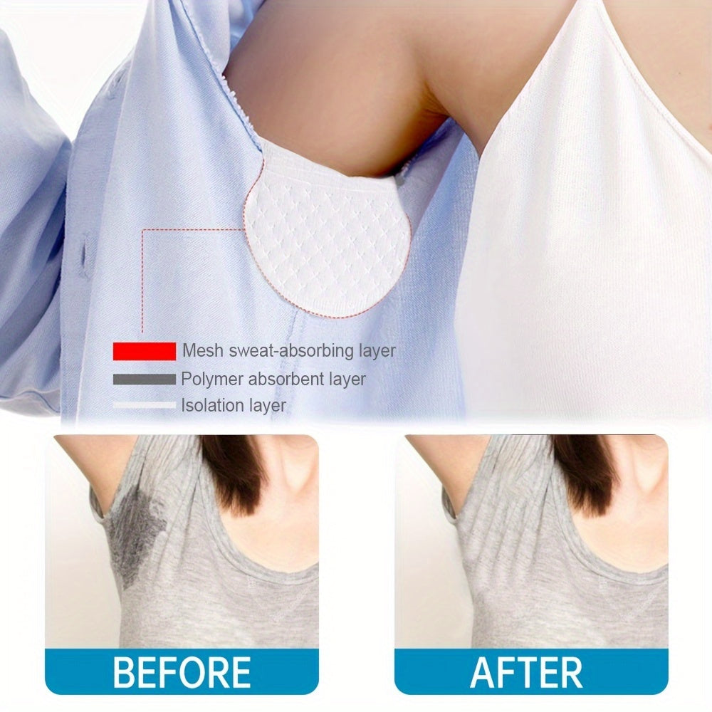 Disposable Armpit Sweat Pads Underarm Absorption Lightweight Breathable