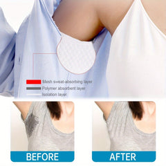 Disposable Armpit Sweat Pads Underarm Absorption Lightweight Breathable