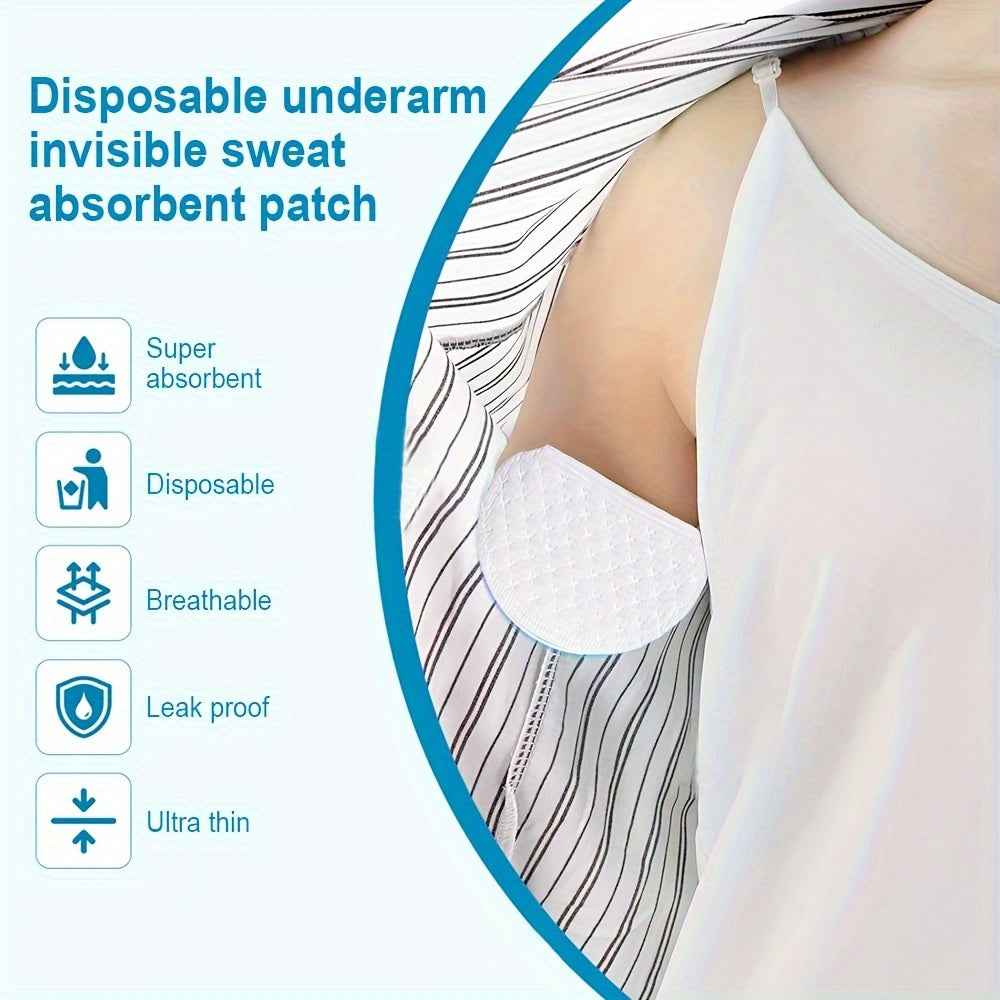 Disposable Armpit Sweat Pads Underarm Absorption Lightweight Breathable