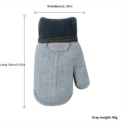 Winter Thick Knitted Mittens for 1-3 Years Old Kids