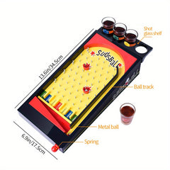 Drinking Game Pinball Entertainment Bar Shooting Ball Toy Plastic Adults