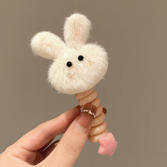 Adorable Phone Cord Hair Ties Plush Soft Decors
