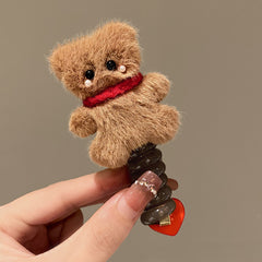 Adorable Phone Cord Hair Ties Plush Soft Decors