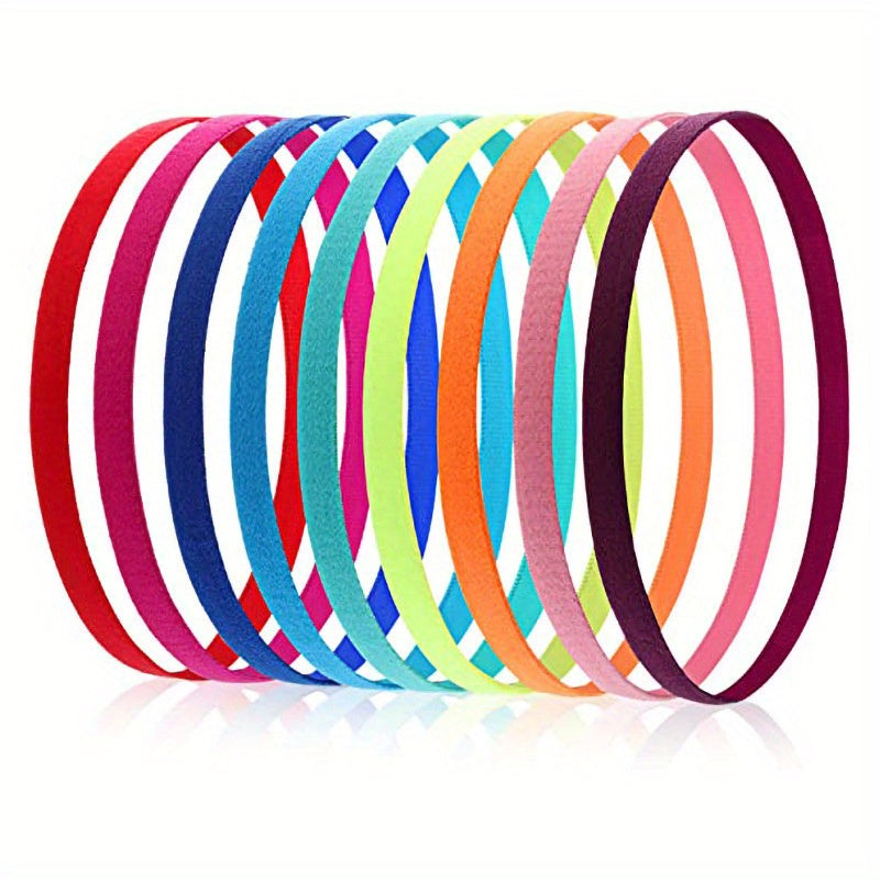 Non Slip Elastic Headbands for Yoga Workout Running