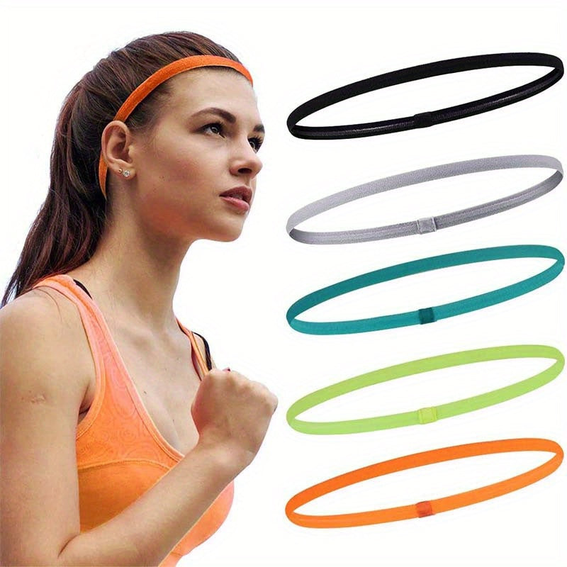 Non Slip Elastic Headbands for Yoga Workout Running