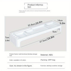 Computer Desk Storage Shelves with Office Desktop Storage Shelves