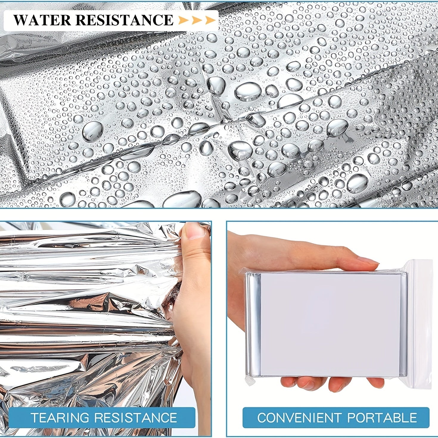 Emergency Survival Blanket Waterproof First Aid Rescue Curtain