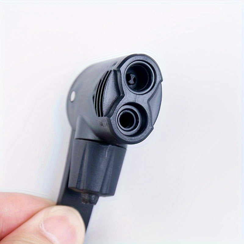 1pc Dual Head Air Pump Adapter Valve for Bicycle Tyre Tube