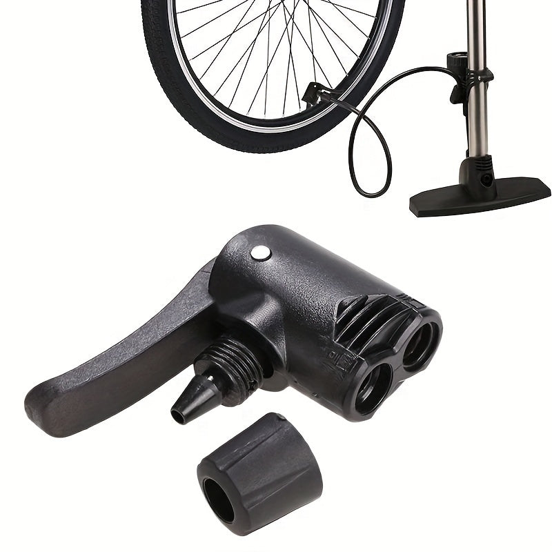 1pc Dual Head Air Pump Adapter Valve for Bicycle Tyre Tube
