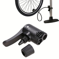 1pc Dual Head Air Pump Adapter Valve for Bicycle Tyre Tube