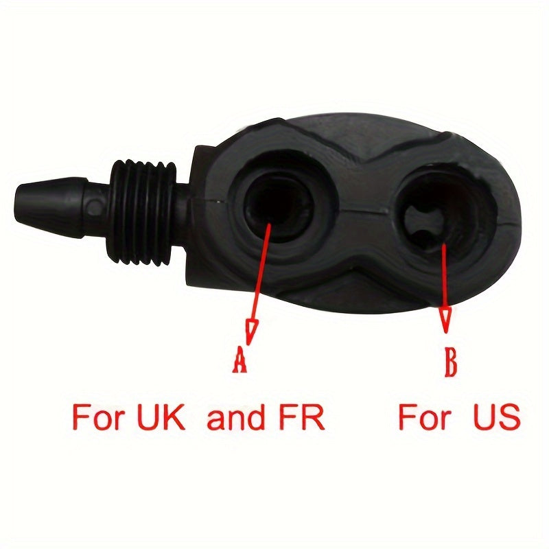 1pc Dual Head Air Pump Adapter Valve for Bicycle Tyre Tube