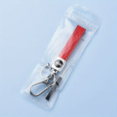 PU Leather Key Chain Metal Keychain Pendant Gift For Men Women