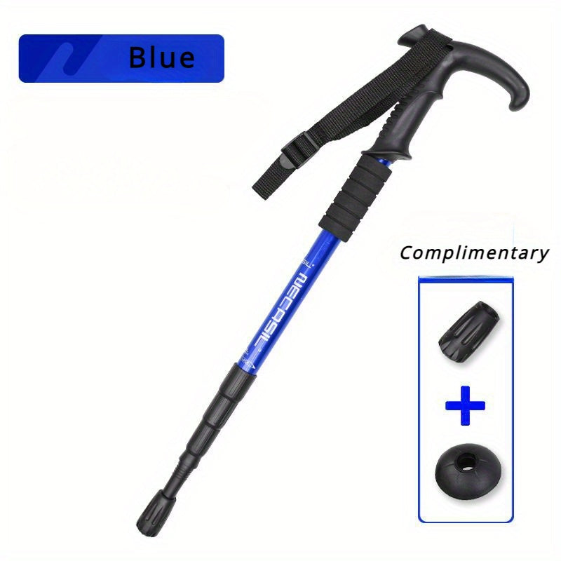 Ultralight Shock Absorption Walking Stick Adjustable Hiking Walking Cane