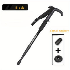 Ultralight Shock Absorption Walking Stick Adjustable Hiking Walking Cane