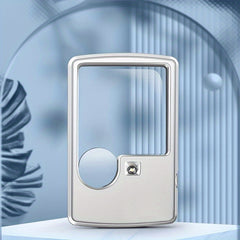 Portable Card Type Magnifying Glass LED Illuminated Jewelry Scientific 3X 6X
